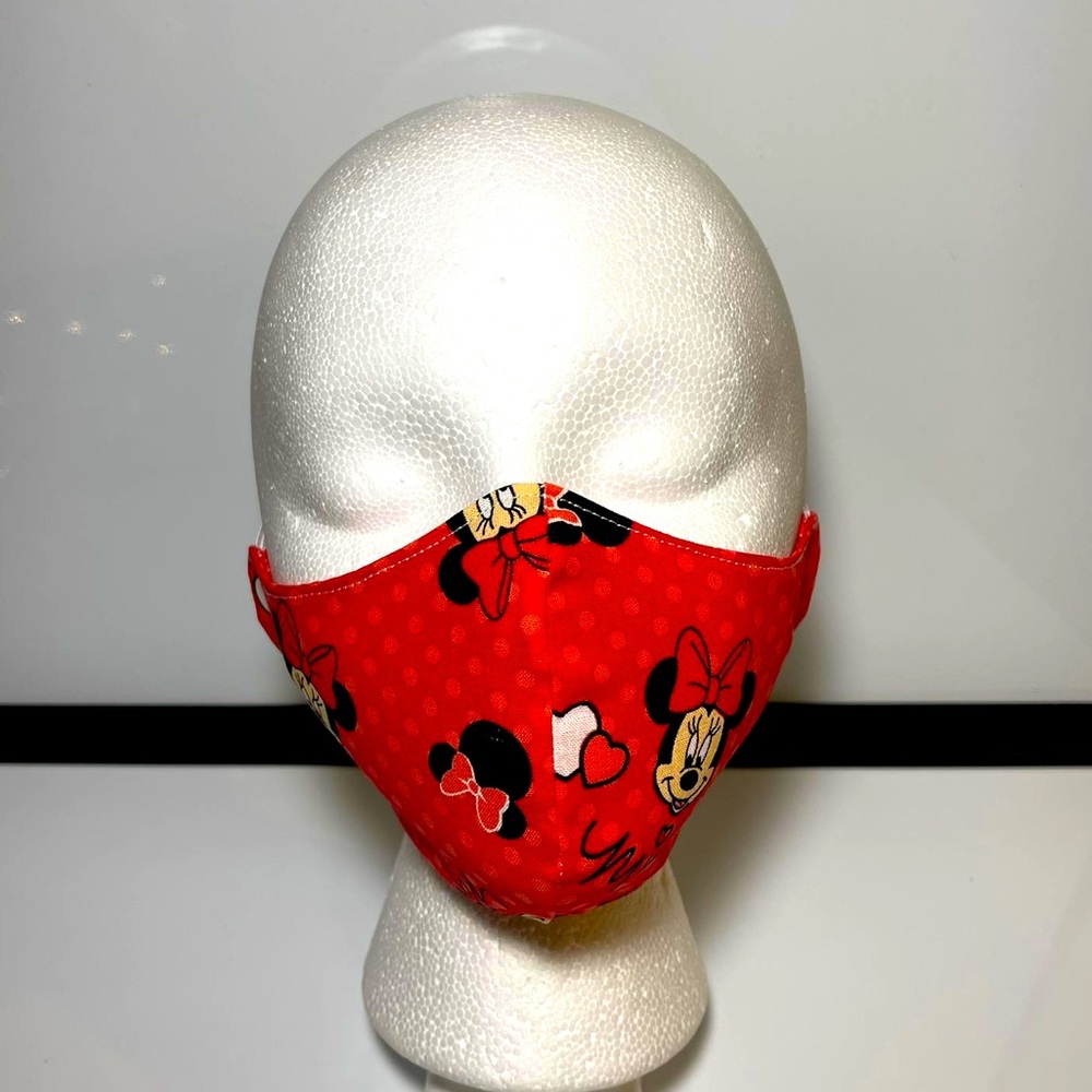Handmade Face Mask Minnie Mouse